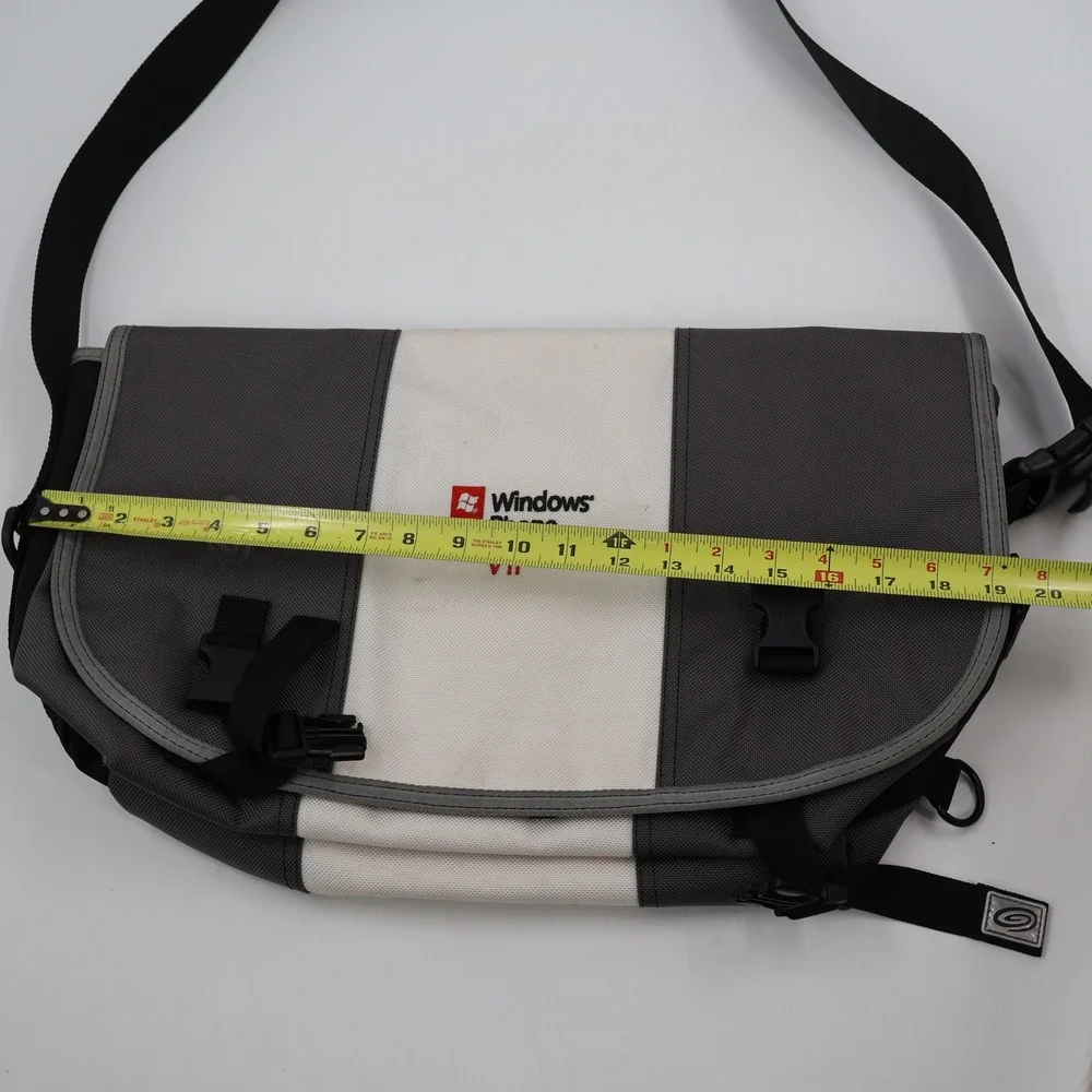 Timbuk2 Messenger Bag Large Grey Windows Phone VIP Tech Promo USA Made